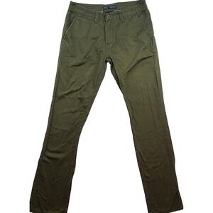 Track23 Creative Lab Men’s Chino Pants 34x32 Olive Green Skinny Workwear Fit